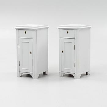 Sängbord, ett par, tidigt 1900-tal.