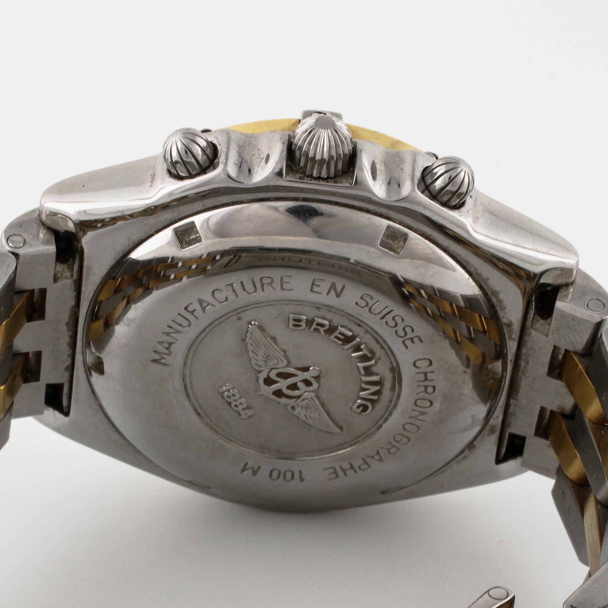 BREITLING, Chronomat, wristwatch, chronograph, 39,5 mm.