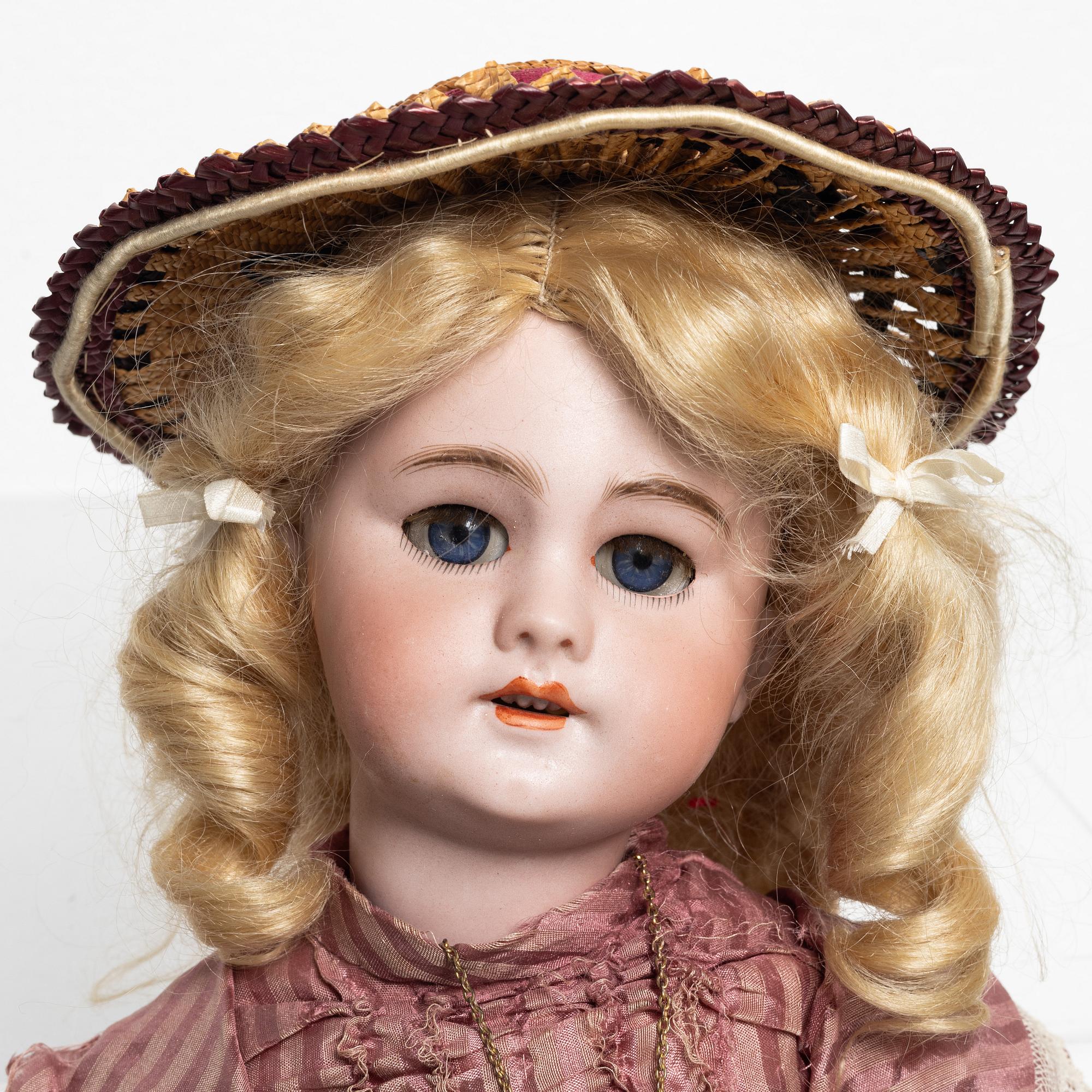 Girl doll, Bebe Jumeau, around the year 1900.