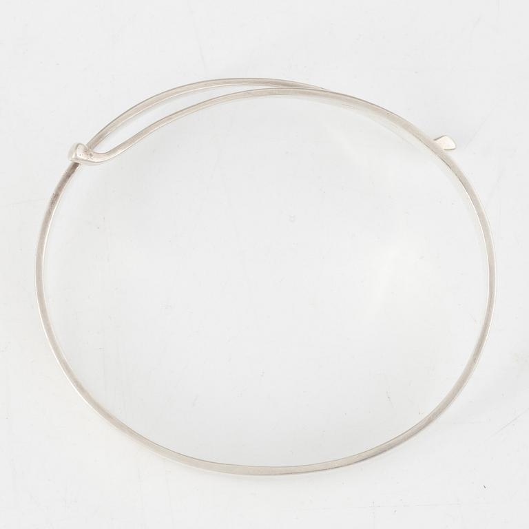Ove Bohlin, armring, silver, Stockholm, 1964.