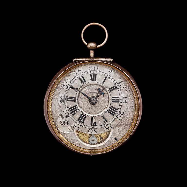 A Buckingham pocket watch, London, early 18th century.