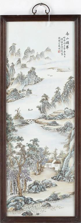 PORSLINSTAVLA, Kina, möjligen Republik, 1900-tal.