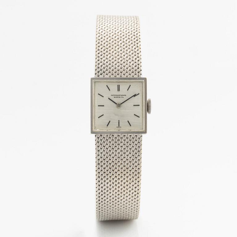 International Watch Co, wristwatch, 18K white gold, 16.5 mm.