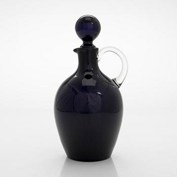 Saara Hopea, karaff med dricksglas, 19 st, modell 2501, Nuutajärvi Notsjö. Formgiven 1959.