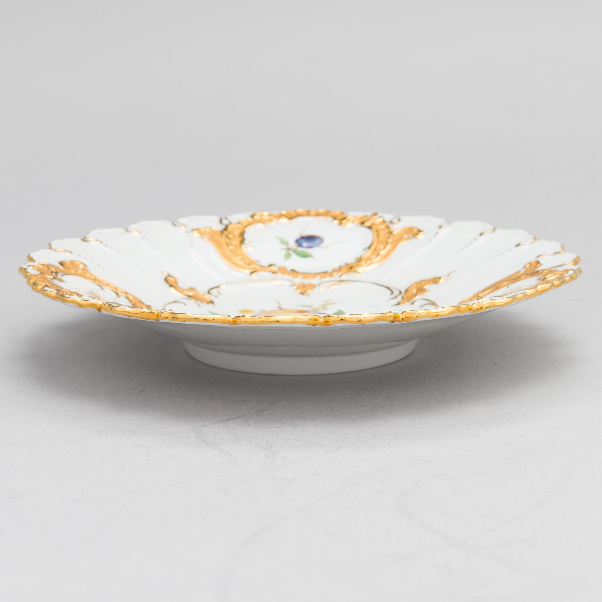 Fat, porslin, Meissen 1900-tal.