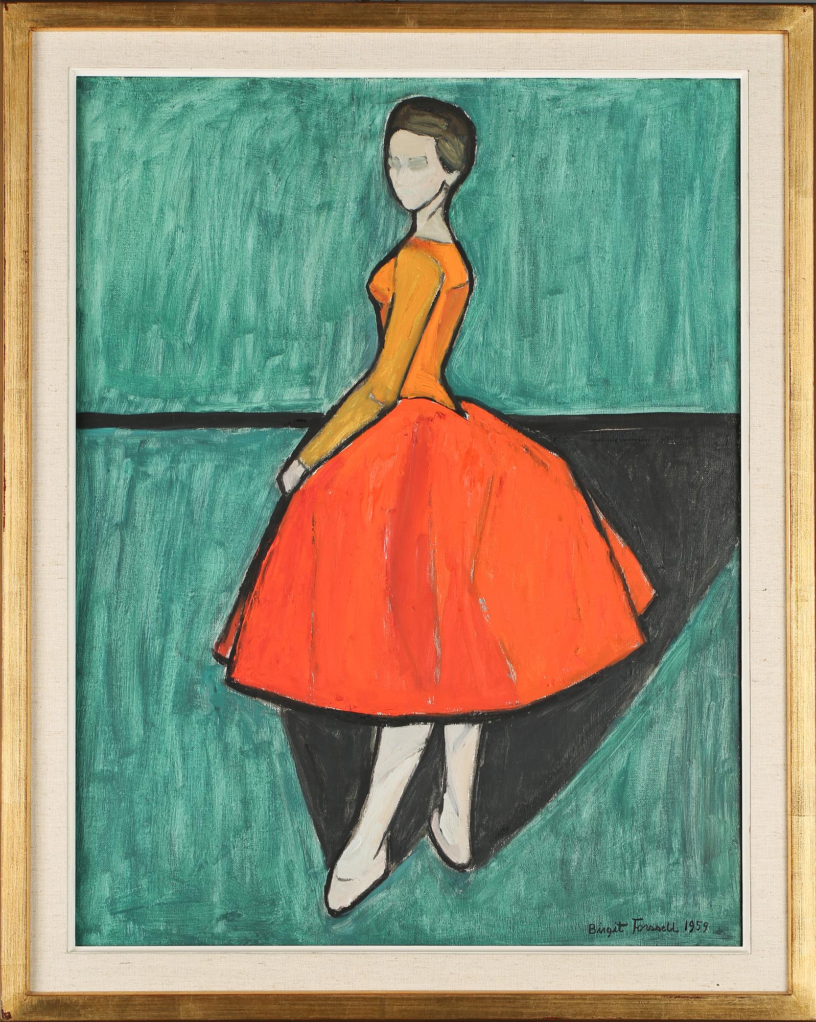 BIRGIT FORSELL, olja på duk, signerad och daterad 1959.