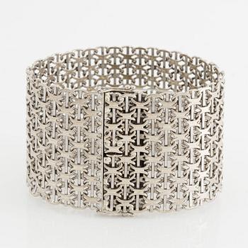 Bracelet 18K white gold, X-link.