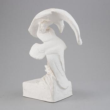 Jussi Mäntynen, a plaster sculpture, signed J. Mäntynen and dated 1959.