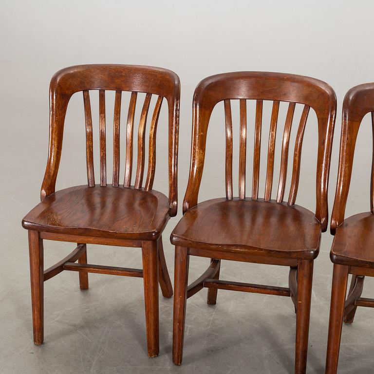 CHAIRS, 4 st, Canada, mid 20th century.