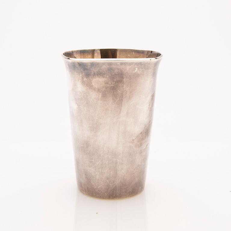 Vase, silver, GAB, Stockholm, 1964.