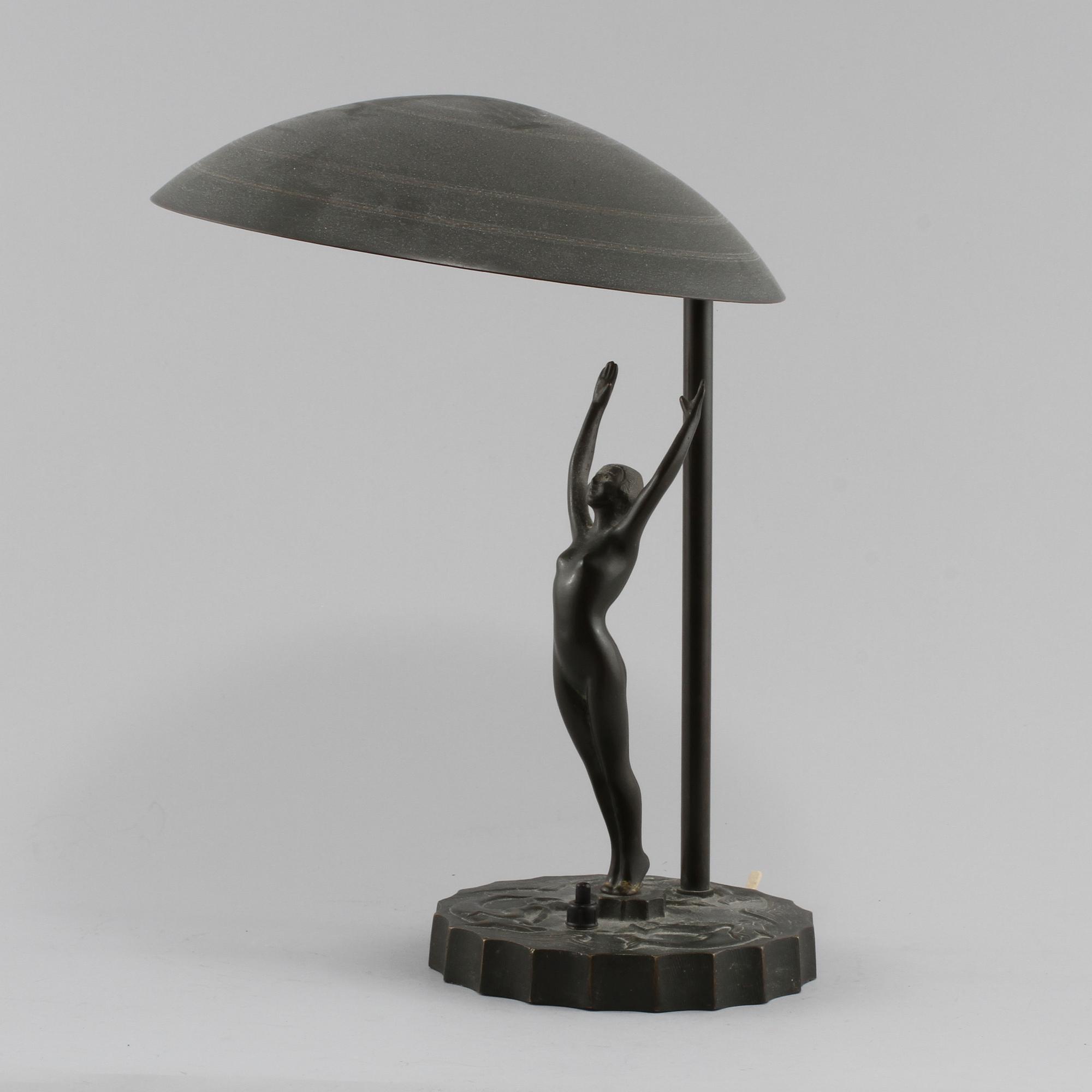 BORDSLAMPA, omkring 1900-talets mitt.