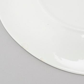 Six "Eden" porcelain plates, designed by Sigrid Richter for Rörstrand, 20th century.