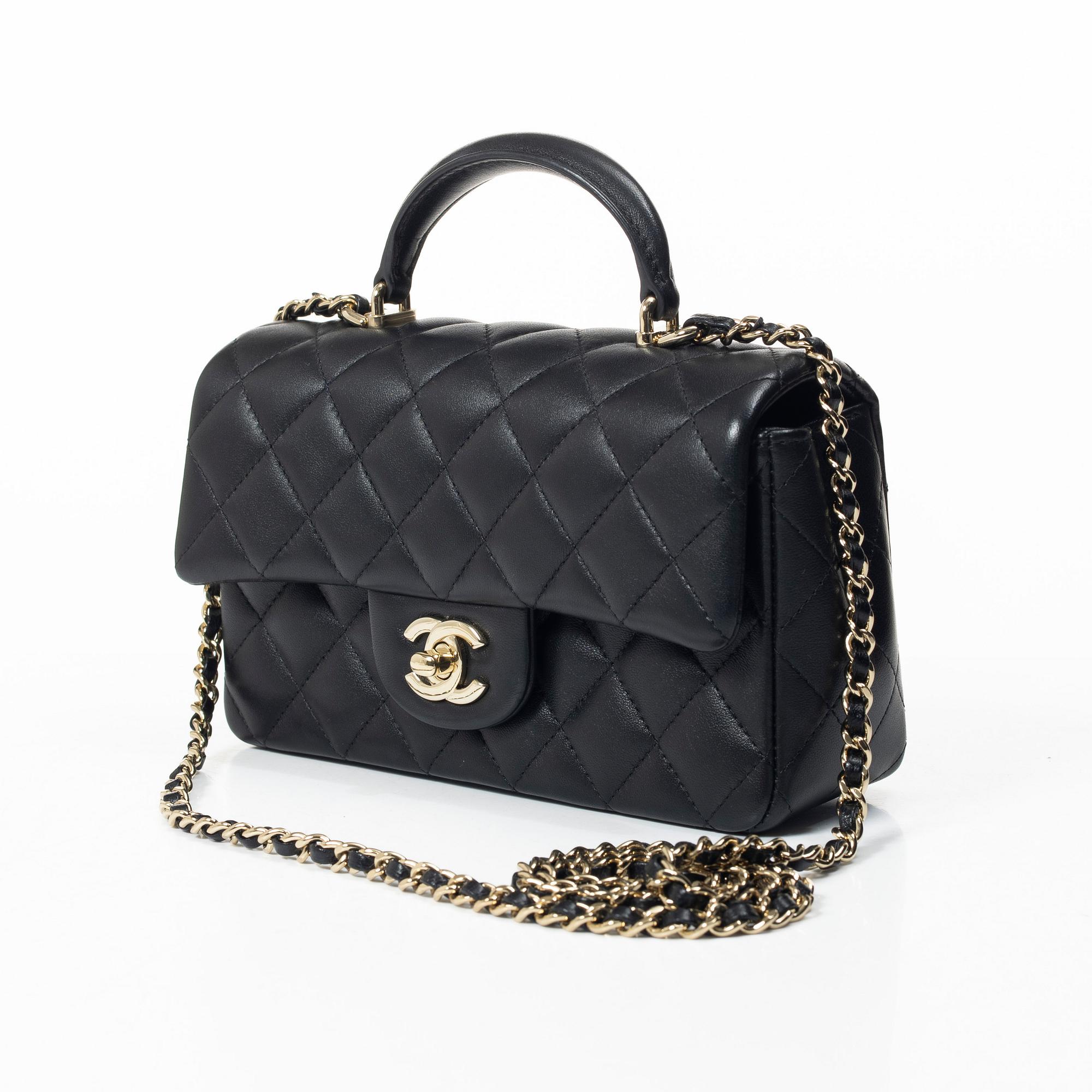 Chanel, väska, " Classic Mini Top Handle Flap Bag".