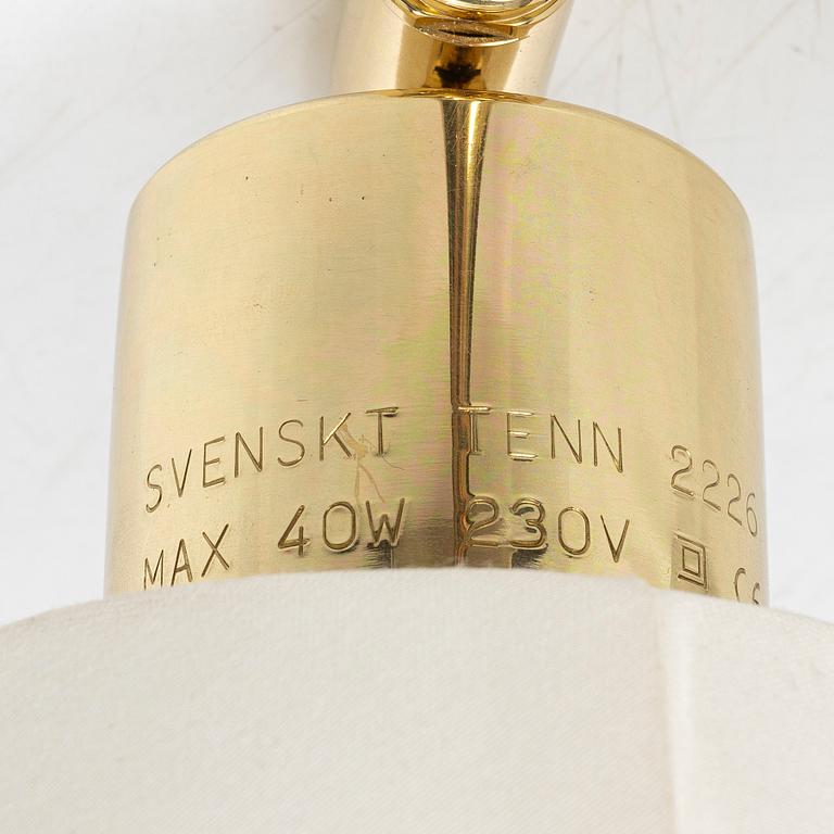 Josef Frank, a wall lamp, model 2226, Svenskt Tenn.