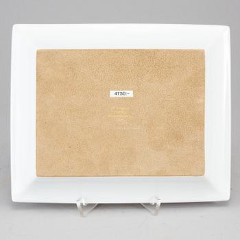 HERMÈS, a porcelain change tray.