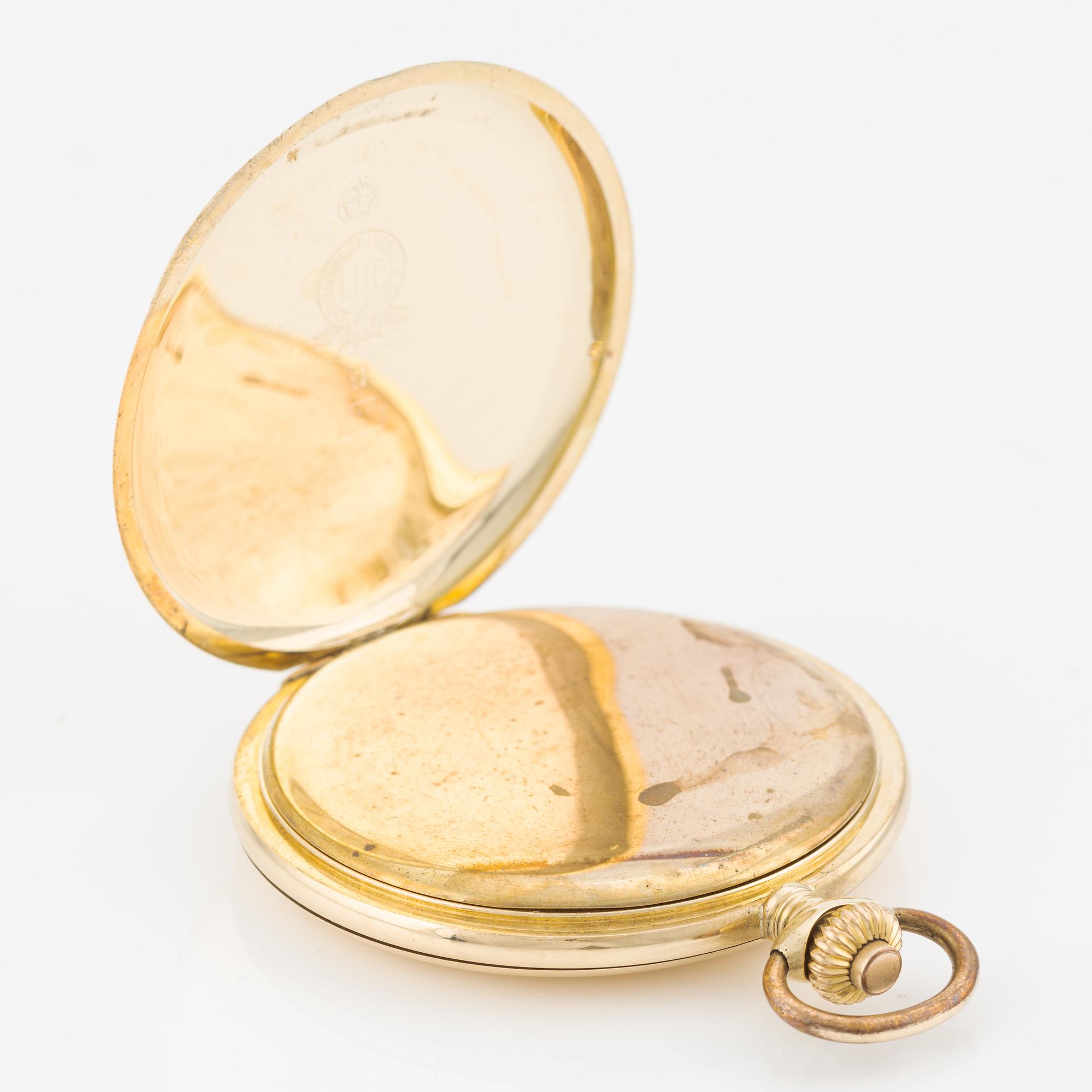 L.U.C, pocket watch, hunter, 51 mm.