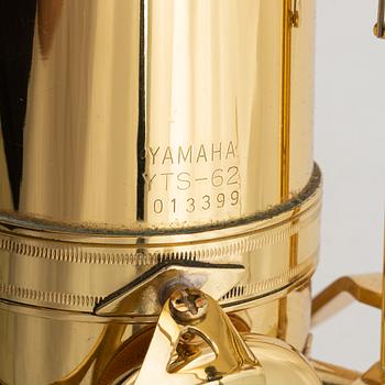 A brass 'YTS-62' saxophone, Yamaha, Japan.