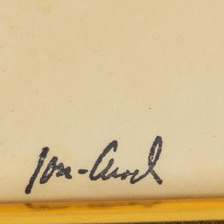 JOHN JON-AND, akvarell, stämeplsignerad.