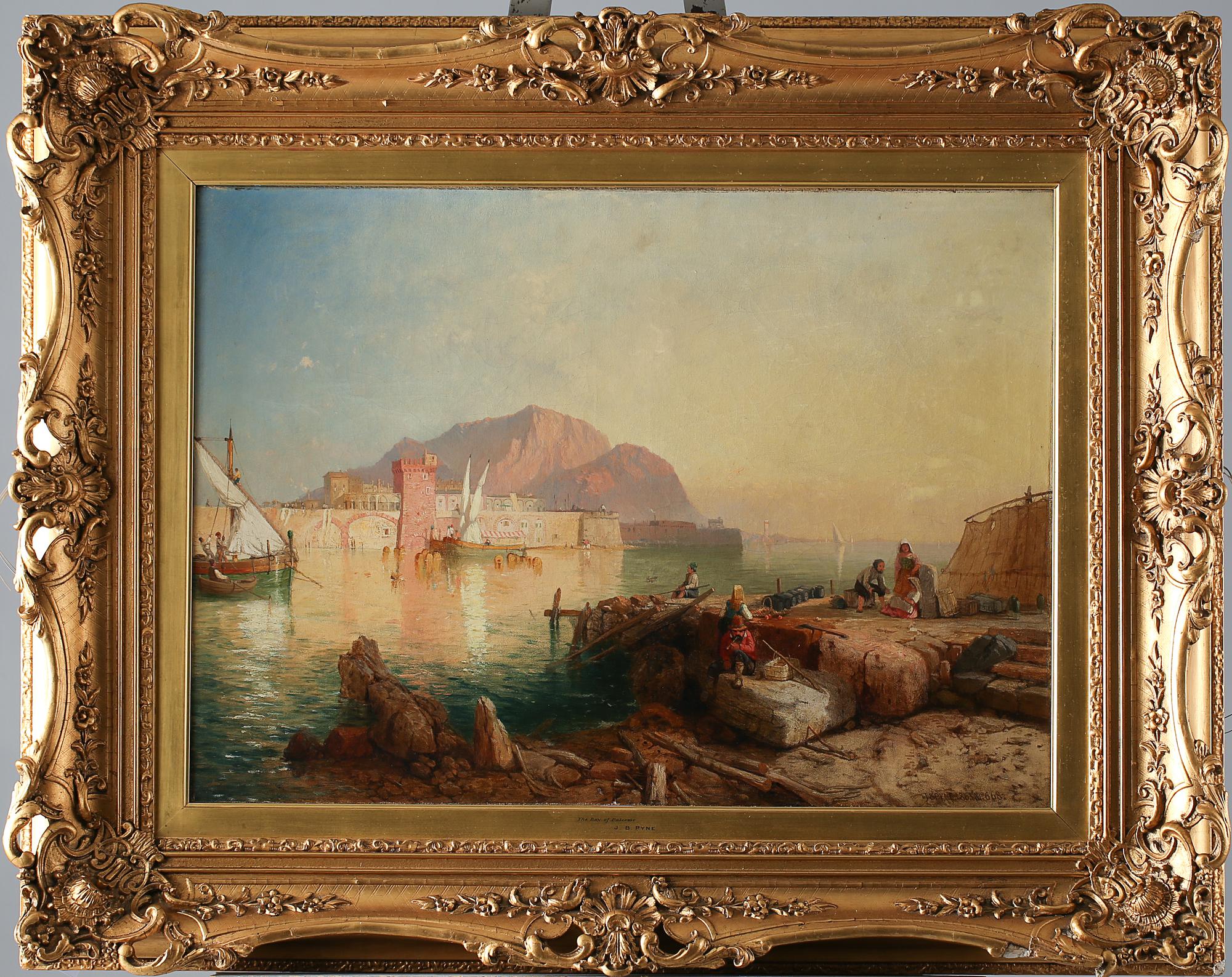 JAMES BAKER PYNE, olja på duk, signerad och daterad 1863.