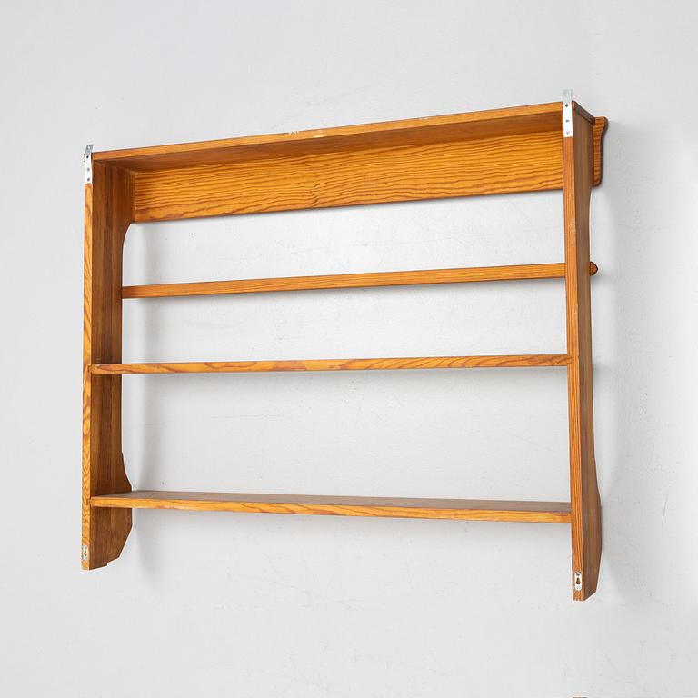 Carl Malmsten, a pinewood plate rack, from the series Kisa.