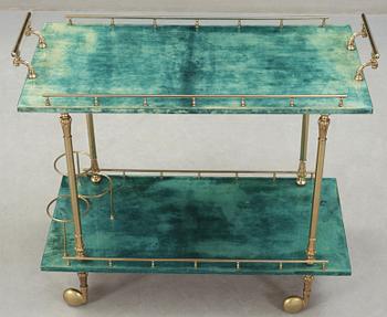 An Aldo Tura serving trolley, Italy, 1950-60's.