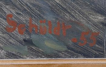 SCHÜLDT, FRITJOF, olja på duk, sign o dat -55.