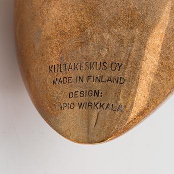 Tapio Wirkkala, veistos, "Suokurppa", leimattu Kultakeskus Oy Made in Finland Design: Tapio Wirkkala.