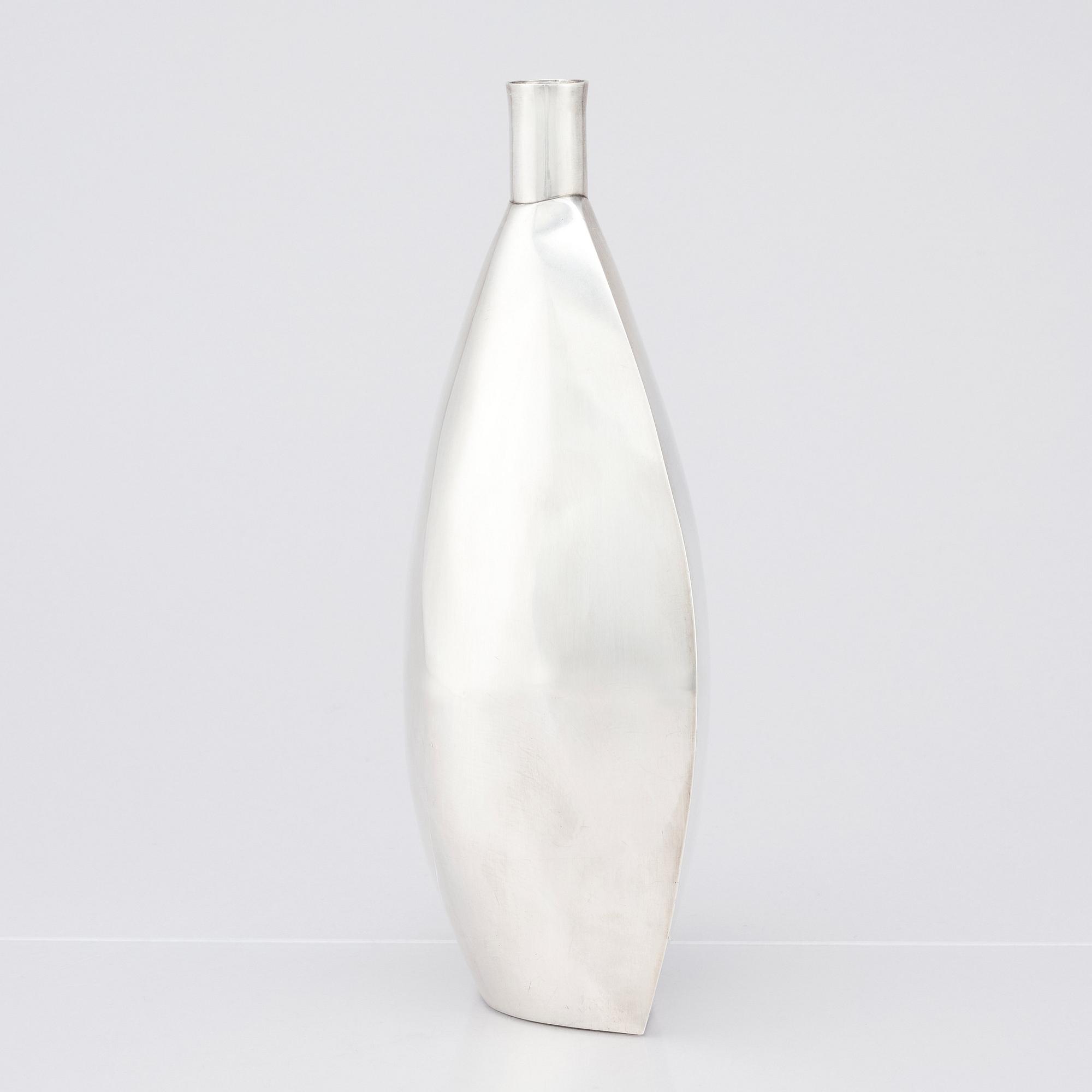 Carl Nyströmer, ( Carl Silversmed), a sterling silver vase, Stockholm 1962.