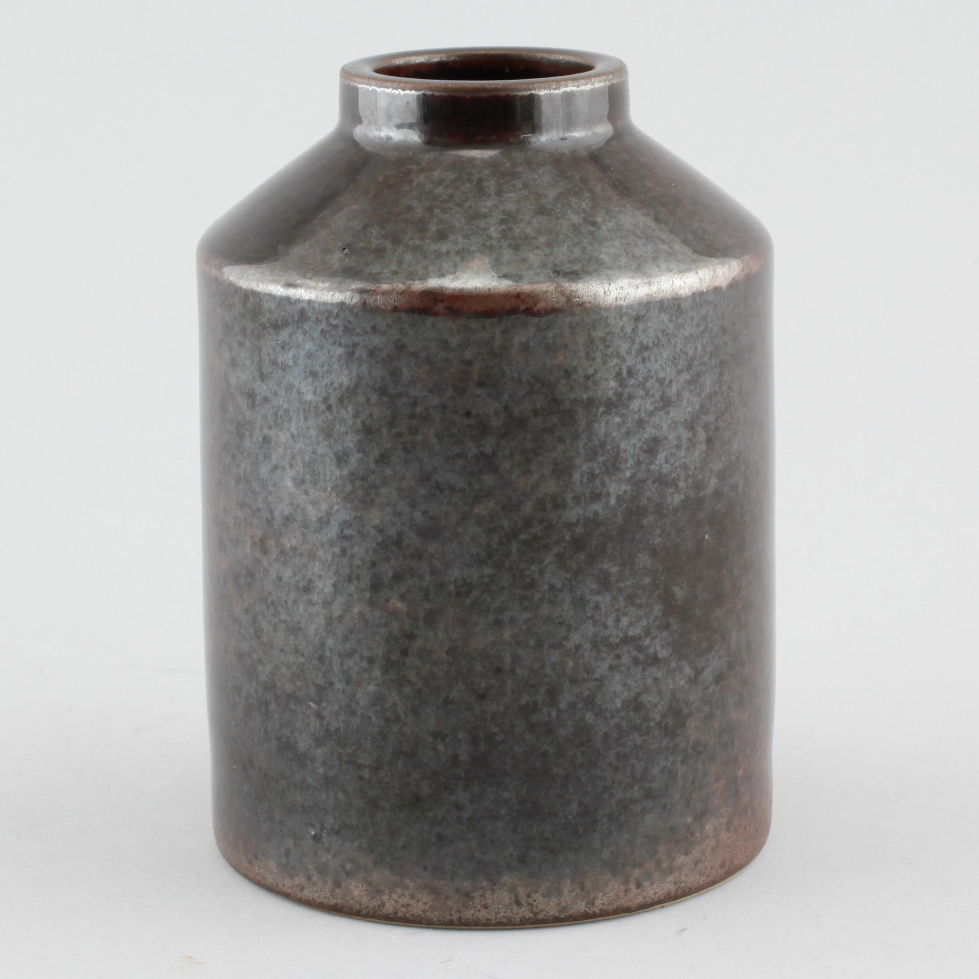 Unique stoneware vase by CARL-HARRY STÅLHANE, Rörstrand, signed and dated -61.