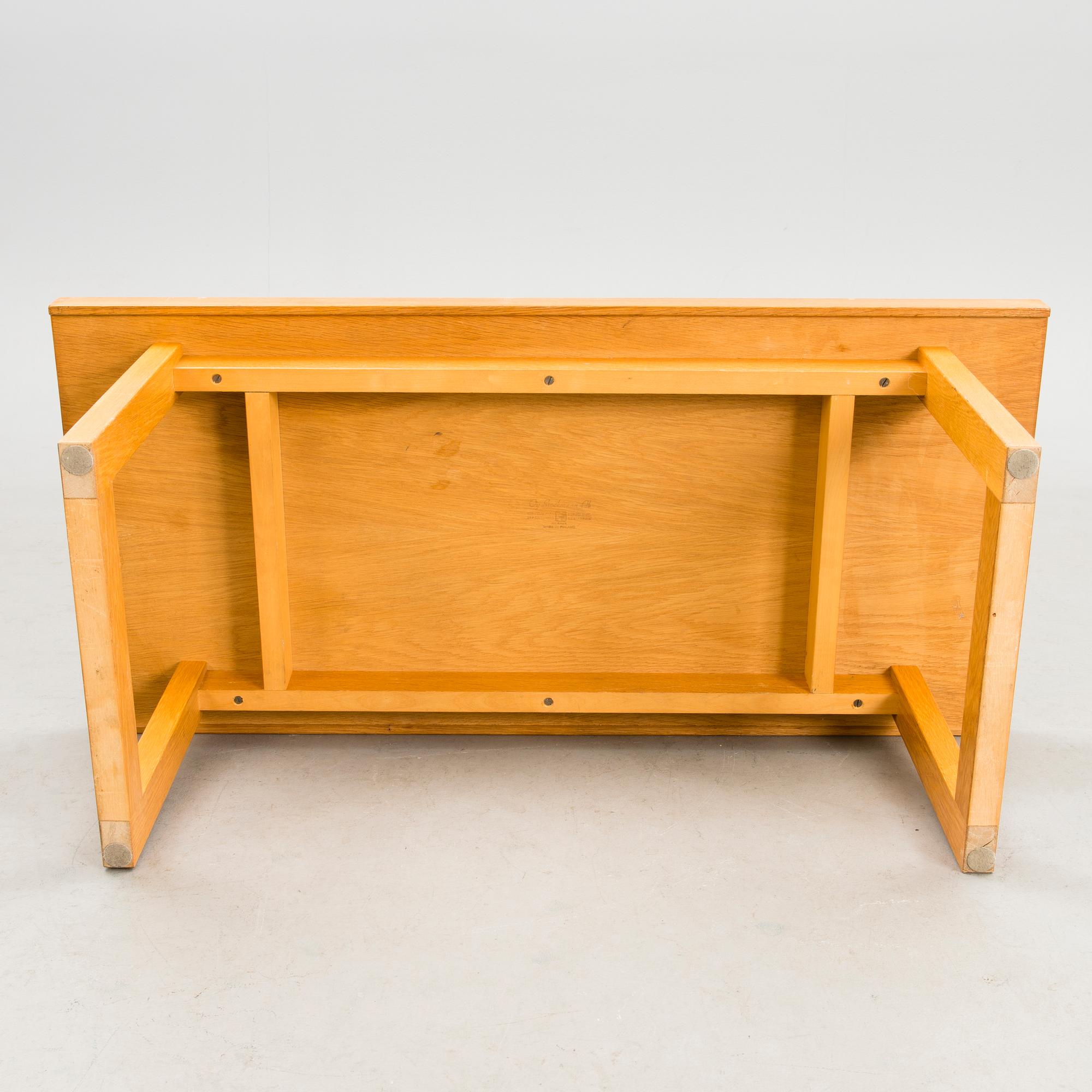 A 1960s 'Formula' bench / coffee table for Keravan Puusepäntehdas, Stockmann, Finland.