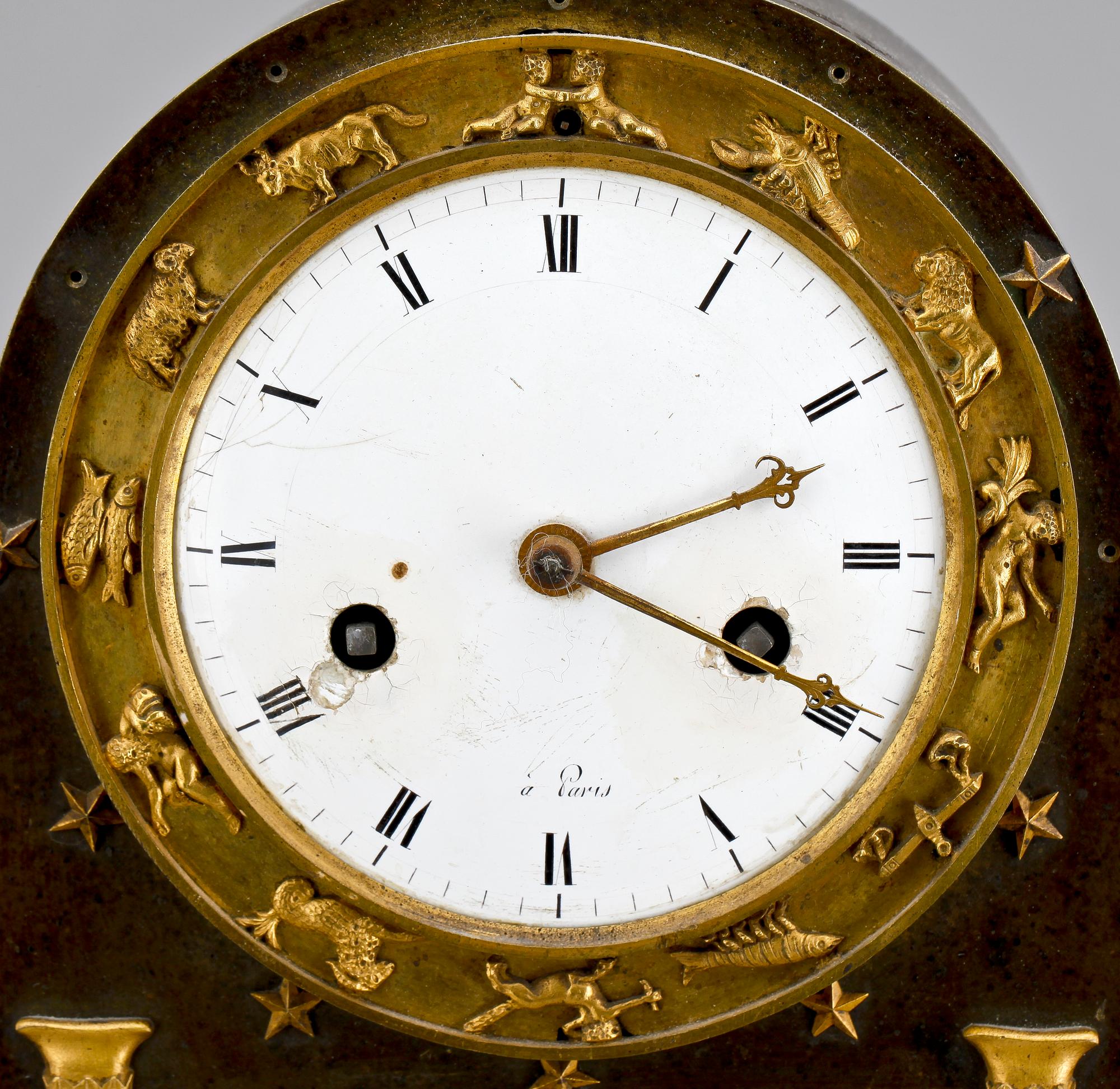 BORDSPENDYL, directoire, 1700-talets slut.