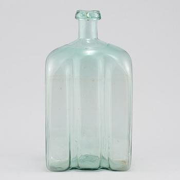 FLASKA, glas, 1800-tal.