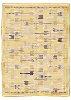 411. Ingrid Dessau, rug, flat weave, c. 221 x 161 cm, unsigned.