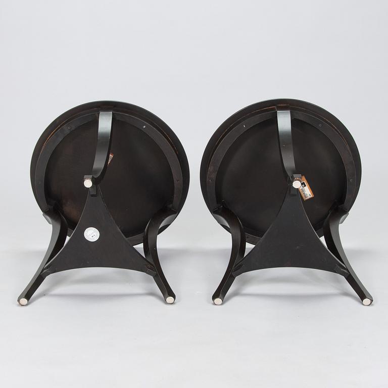 A pair of side tables, Selva, Italy, late 20th century.