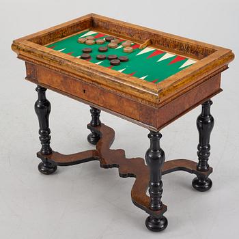 A late Baroque games-table, fStockholm, irst half of the 18th century.