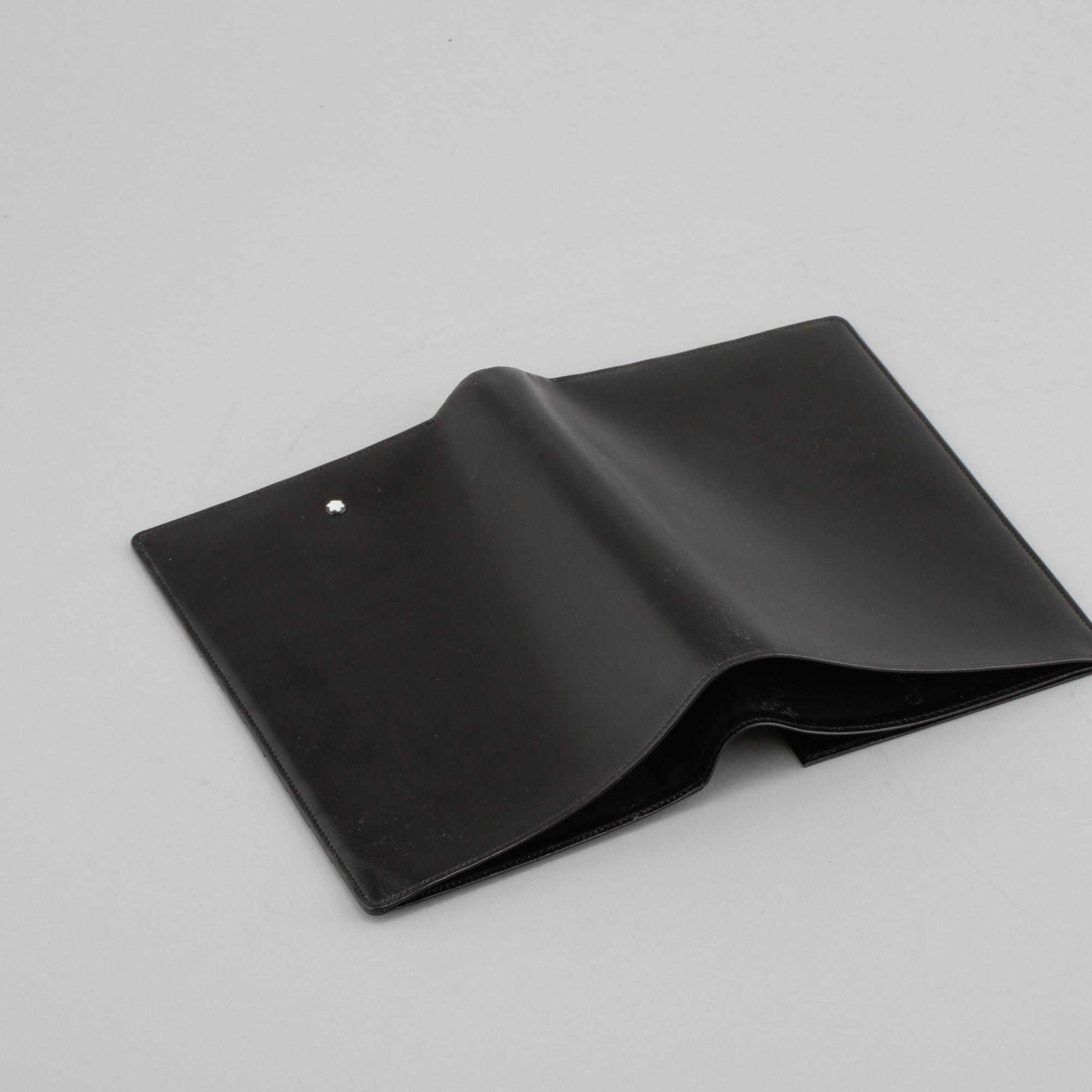 A wallet by Mont Blanc.