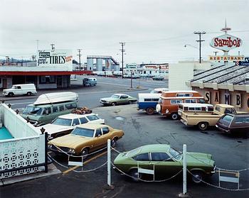 201. Stephen Shore, "5th Street and Broadway, Eureka, California, September 2, 1974".