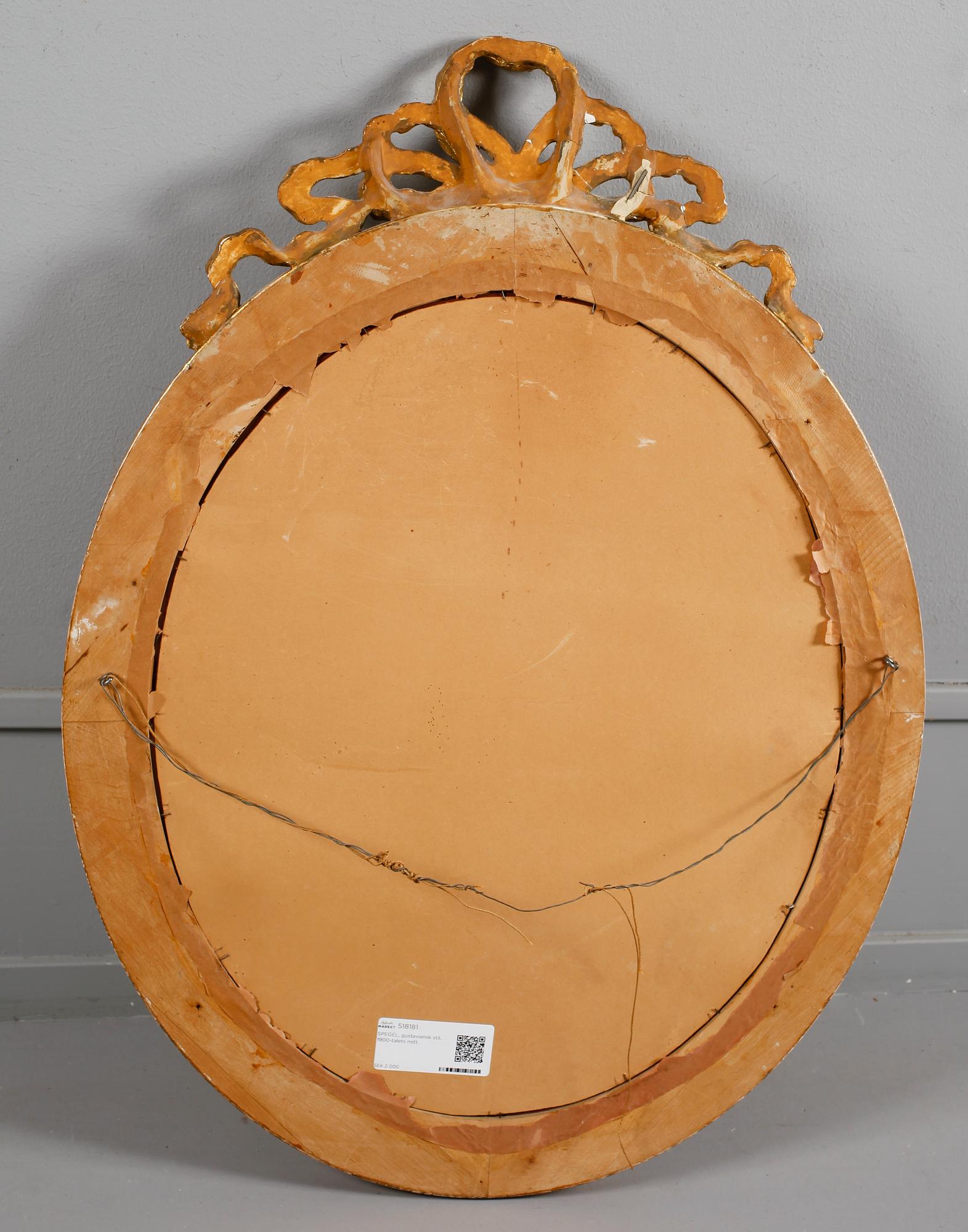 SPEGEL, gustaviansk stil, 1900-talets mitt.