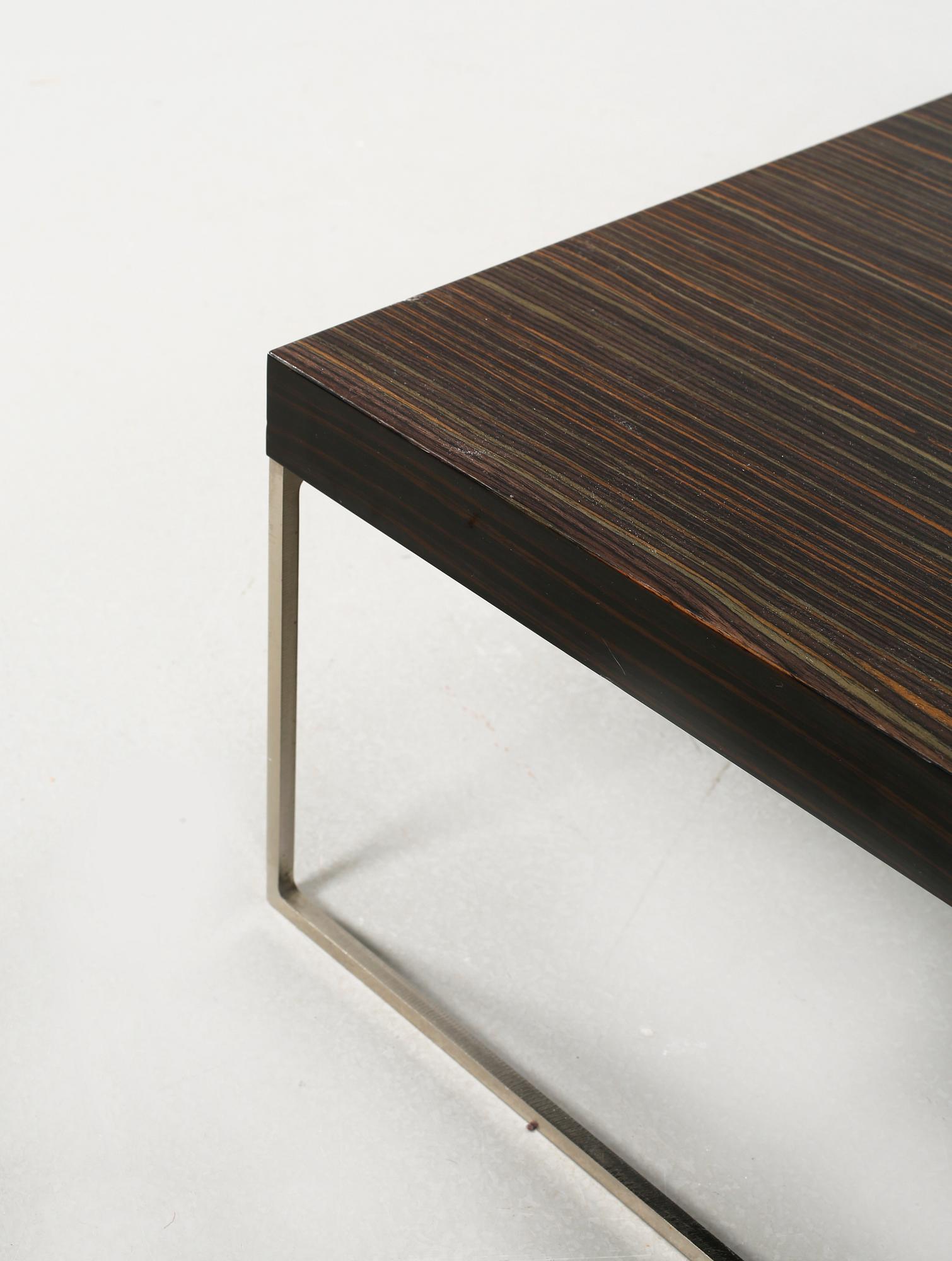 A sofa table, designed by Rodolfo Dordoni for Minotti, approx 1999.