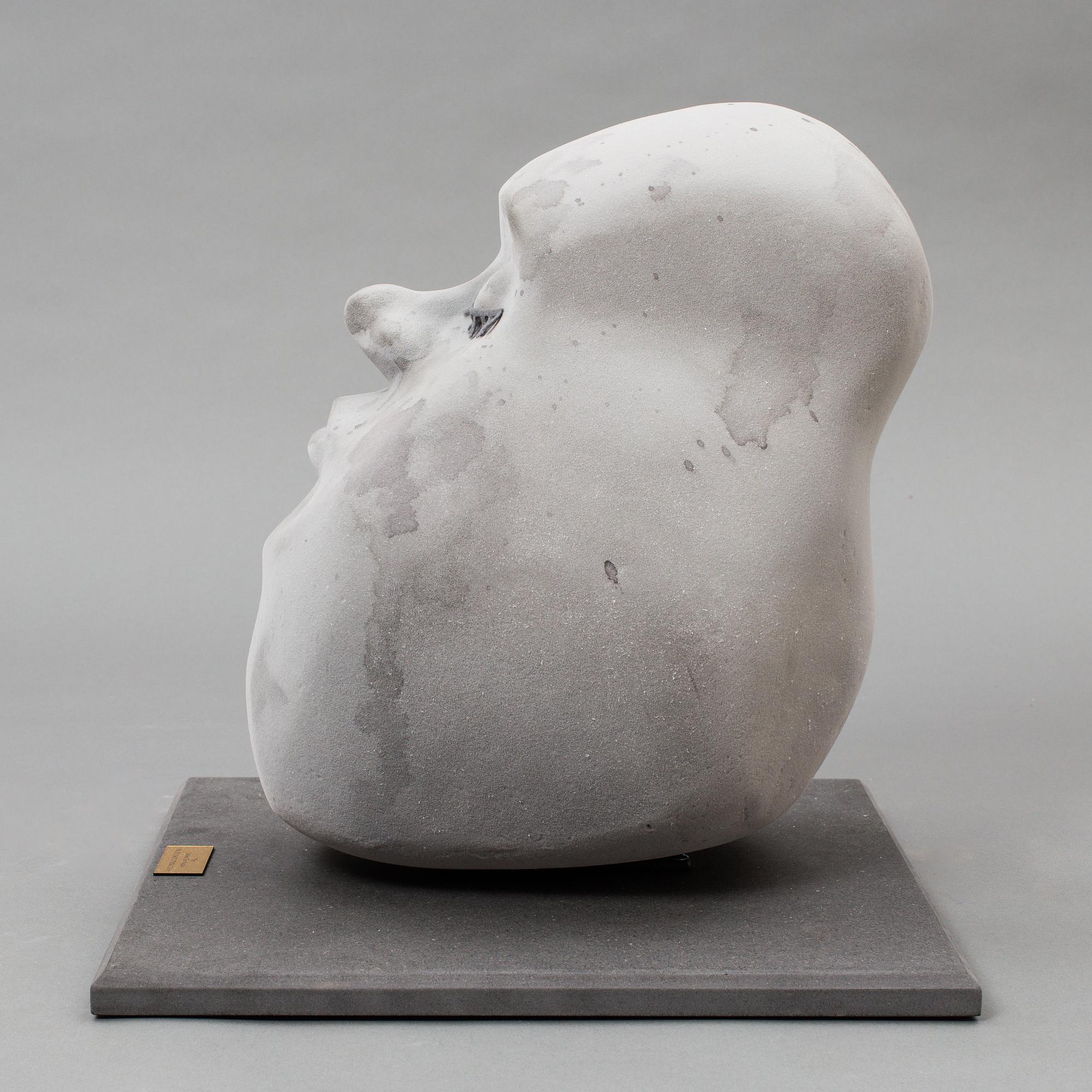 A stone head figure made by JoAnn Tan Studio for NK 2016.