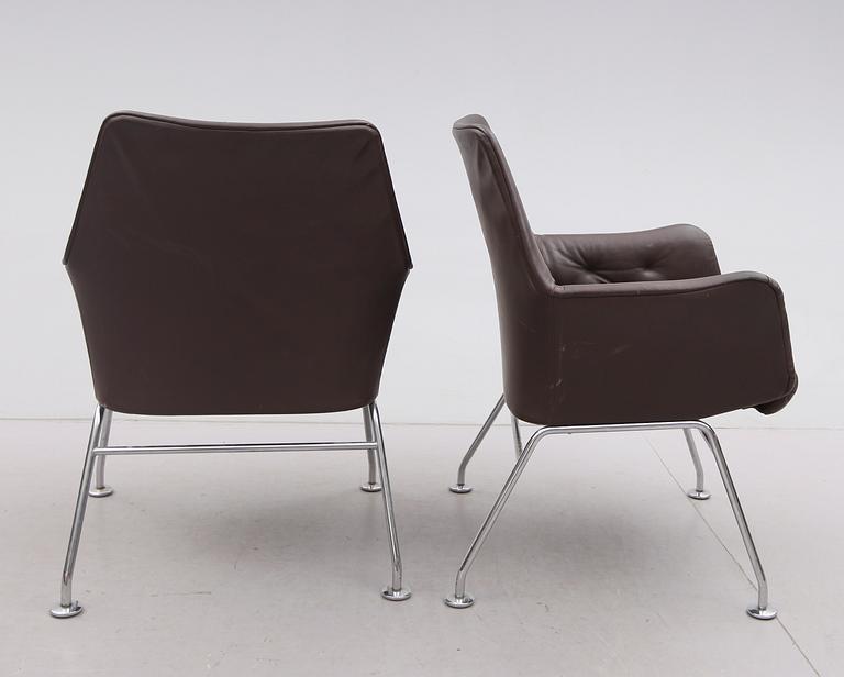 FÅTÖLJER, 1 par, Dux, 1900-talets andra hälft.