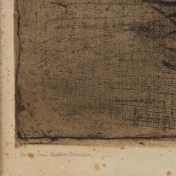 Käthe Kollwitz, ”Losbruch” from: Bauernkrieg (Peasant's War).