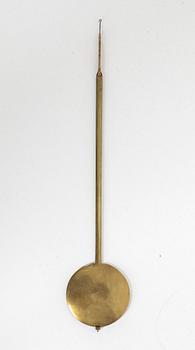 A Gustavian wall clock, dial signed Petter Lundmark, Stockholm. Late 18th century.
