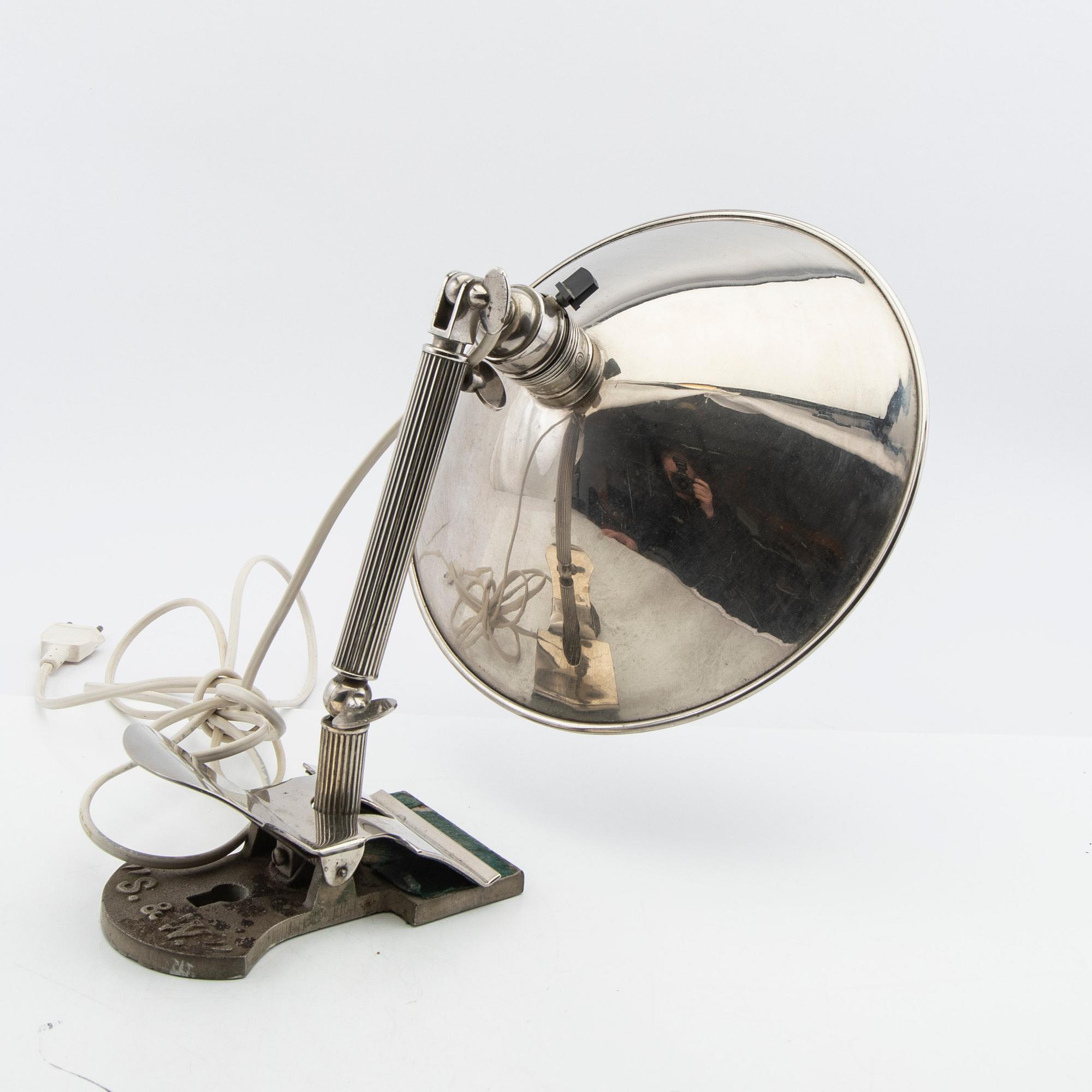 Bordslampa 1930/40-tal "S&W".