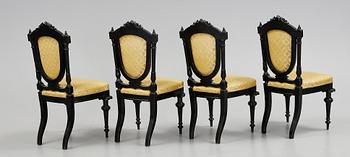 STOLAR 4 st, nyrenässans, omkring 1900.