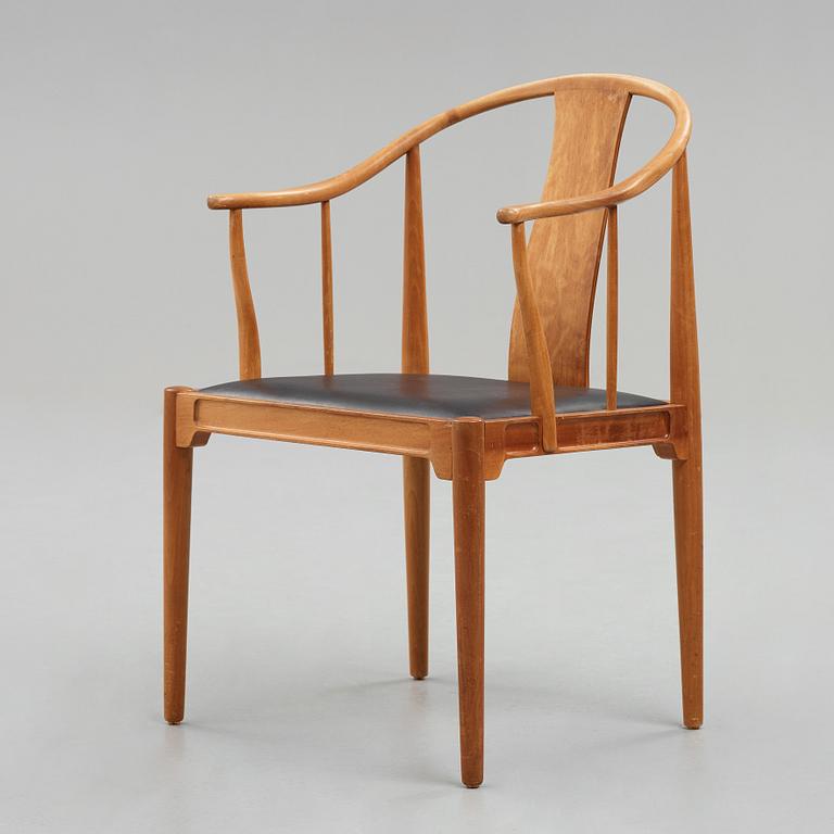 HANS J WEGNER, "Kinastolen" Fritz Hansen, Danmark, prototyp av modell "4283", utförd 1943-44.