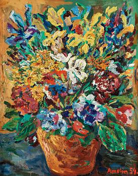 64. Albin Amelin, Still life with flowers.