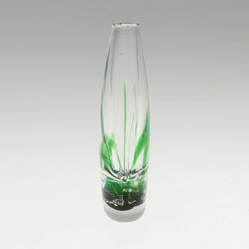 VICKE LINDSTRAND, a glass vase, Kosta 1960´s/70´s.