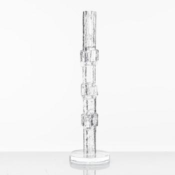 Edvin Öhrström, "Vertical Accent in Crystal", sculpture, glass, Lindshammars Glasbruk, 1988.