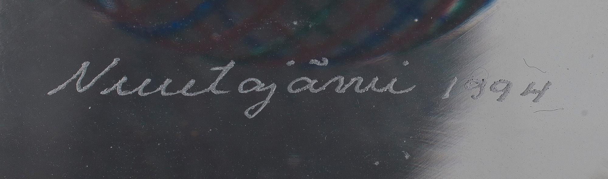 ÅRSKUB, glas, signerad Oiva Toikka, Notsjö 1994, numrerad 614/2000.
